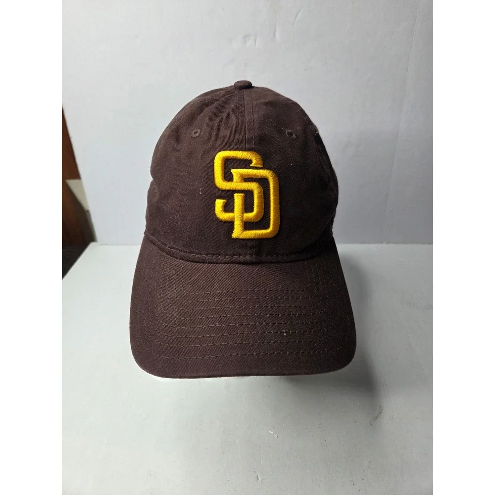 New‎ Era San Diego Padres 9TWENTY Adjustable Baseball Cap Brown Yellow Kids OSFM